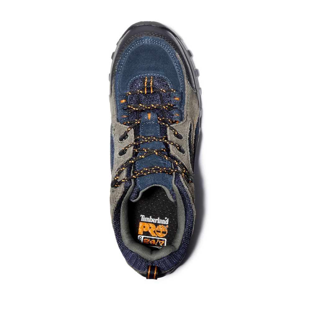 Zapatos De Seguridad Timberland Hombre Pro® Mudsill Steel Toe Gris/Azules - Chile LIX-689527